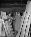 US Generals examine nazi looted art treasures, Merkers Mine, 1945