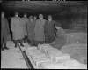 US Generals examine nazi looted art treasures, Merkers Mine, 1945