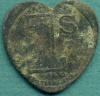 One Shilling token for 'Fred Williams, Midland Depot, Leyton.'