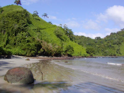 Chatham Beach, Cocos Island treasure hunt