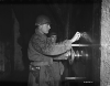 Soldiers inspect bank vault in italy - recovery of nazi gold