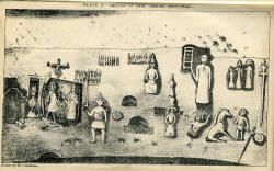 Plate II from Joseph Beldam's book The Origins and Use of the Royston Cave, 1884